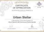 Urban Stellar donate to Way In Network 30th Anniversary Charity Gala Ball
